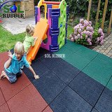 Premium Recycled Rubber Gym Tile Flooring