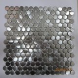 China Factory Supply High Quality Stainless Steel Round Mosaic Tile