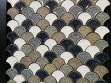 Sector Shape Ceramic Glazed Mosaic Tile for Canada Market