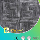 Commercial 12.3mm Woodgrain Texture Cherry Waxed Edged Laminate Flooring