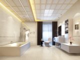Light Color Marble Look Bathroom Ceramic Wall and Floor Tile