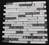 White Diamond Black Glass Marble Mosaic Tile Backsplash Tiles Wall Bar