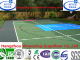 Resurfacing Basketballl Flooring Removable for Backyard Sport
