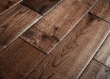 Coffee Color Stained Oak Engineered Hardwood Flooring