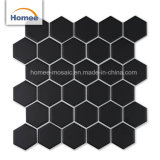 5mm Foshan High Quality Black Mosaic Hexagon Decoration Mosaic Tiles