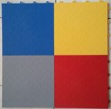 Popular Plate Plastic PVC Flooring in Different Colors; Garage Tile Vinyl Flooring