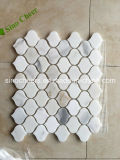 Calacatta White Polished Marble Flooring Tile Stone Mosaic for Wall