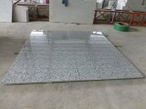 China Natural Polished G439 Wooden Crate Packing Granite Big Flower White Granite Tile for Stair/Floor