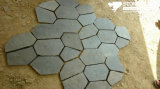Mesh Dark Grey Slate Mosaic Tiles for Wall (mm083)