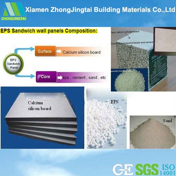 Lightweight Eco-Friendly Composite EPS Sandwich Wall Panel