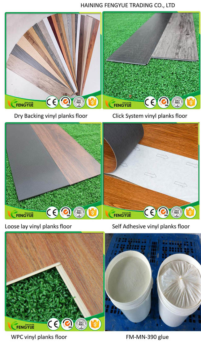 Super Waterproof PVC Dry Backing Vinyl Floor