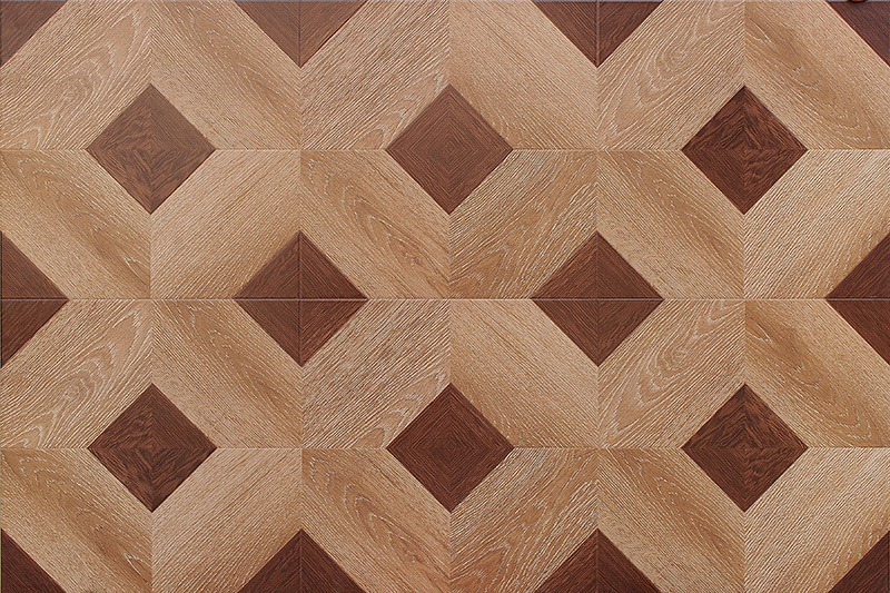 Household 8.3mm Embossed Oak Sound Absorbing Laminate Floor
