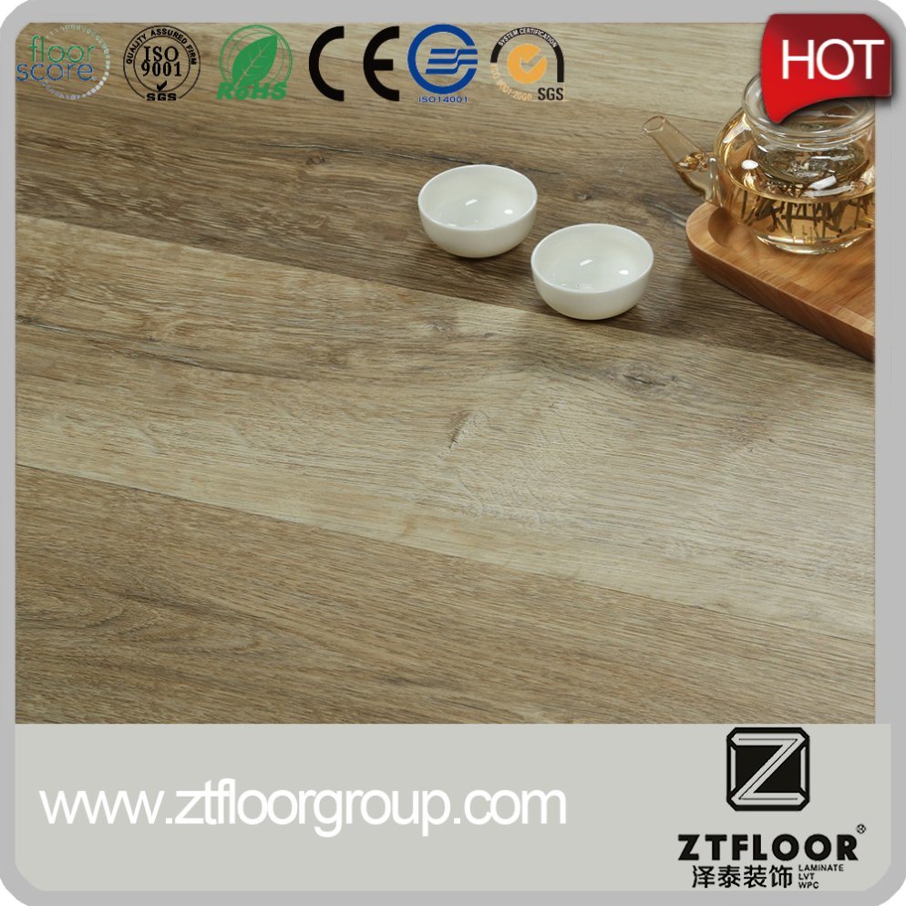 Embossed Surface Treatment and Waterproof Wear Resistant PVC Flooring