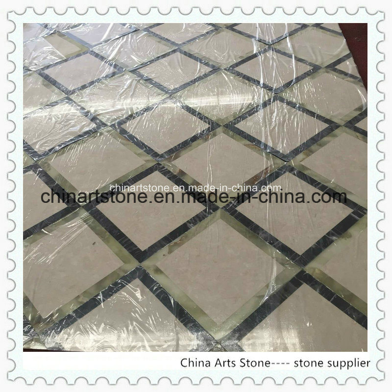 Chinese White/Beige/Black Marble and Stone Floor Tile for House Decoration