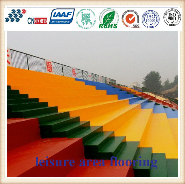 Alkali Resistance Leisure Area Flooring Used for Stair/Stadium/Ground/Parking Lot/Square