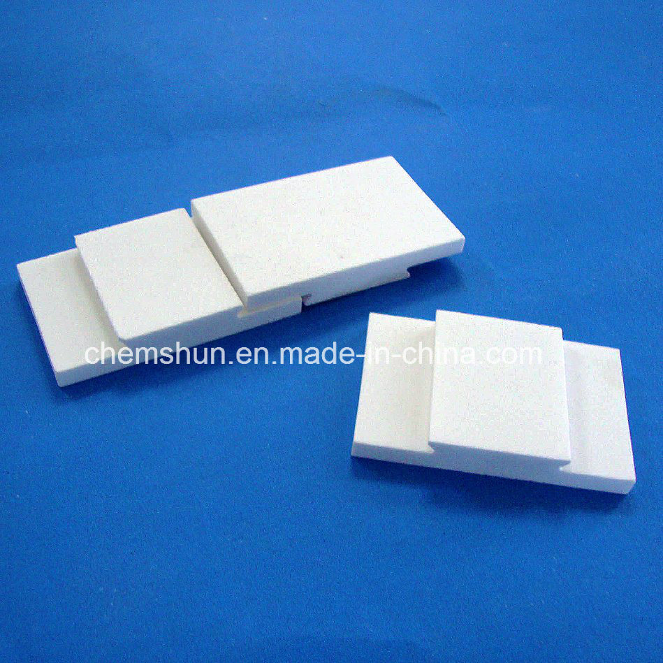 Dovetail-Shape Alumina Ceramic Wear Tile for Dynamic Operation