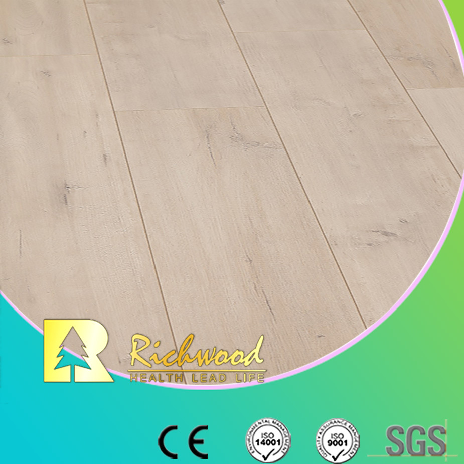 Commercial 12.3mm Embossed U-Grooved Water Resistant Laminate Floor