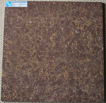 Cheap China Chocolate Brown Polished Porcelain Floor Tile