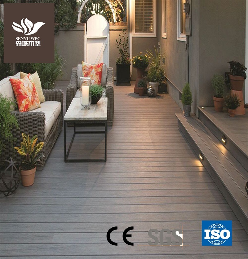 Outdoor WPC Wood Plastic Composite Decking for Flooring with Ce