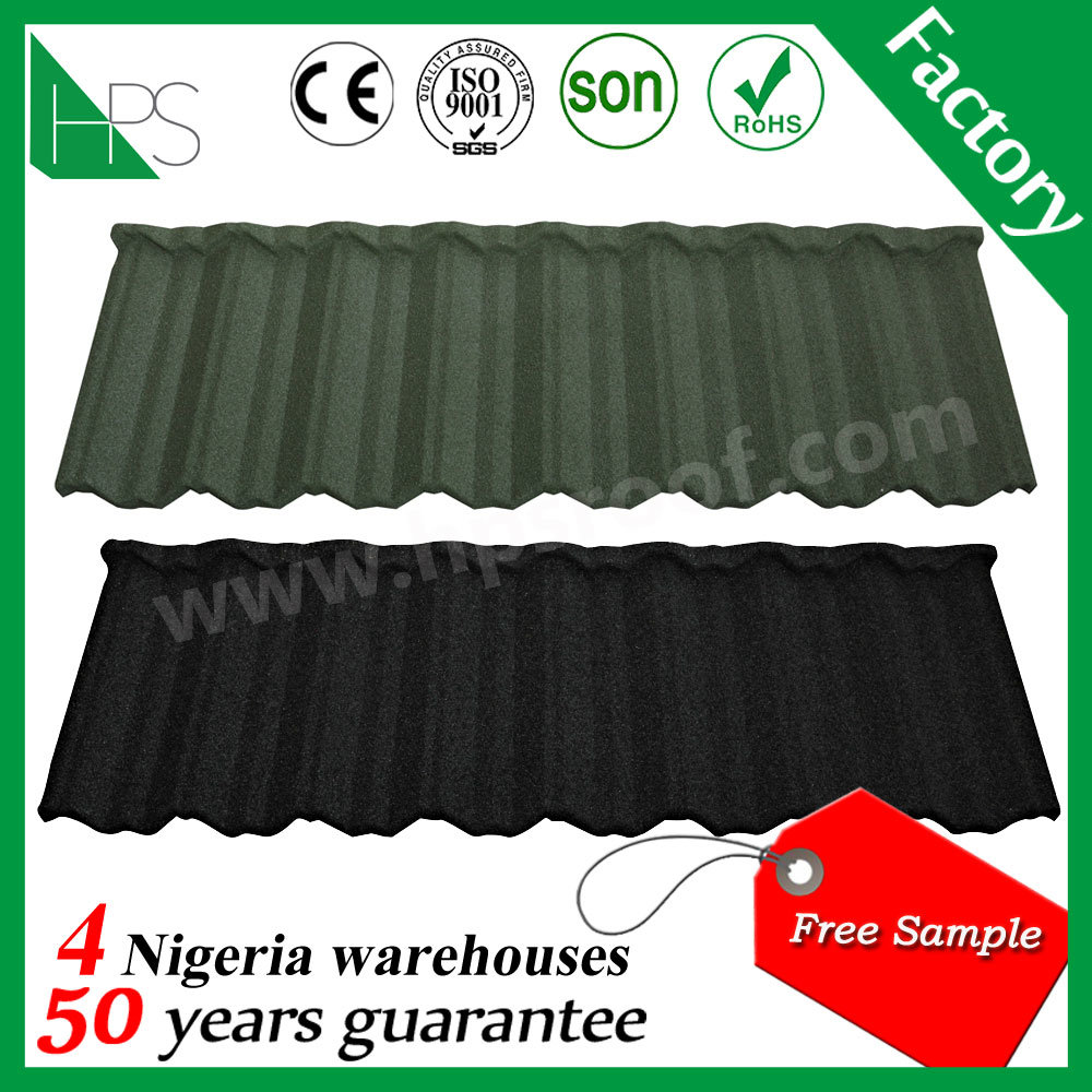 China Hot Sale Stone Coated Roof Tile Colorful Roofing Materials