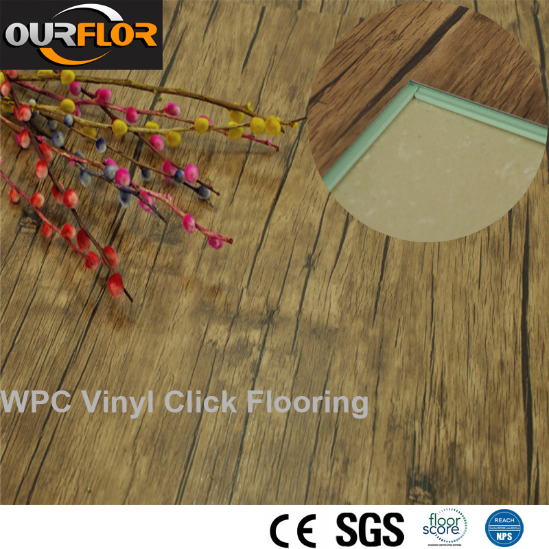 New PVC Vinyl Flooring- WPC Vinyl Flooring Planks (OF-115-4)