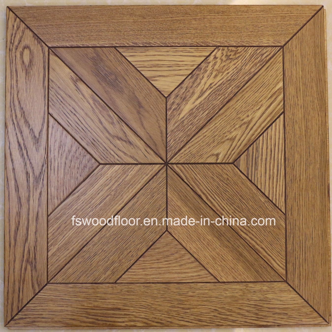 Oak Medallion Parquet Multi Layer Wood Flooring
