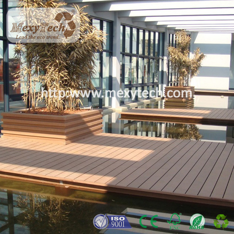 China Decking WPC Engineered Flooring for Outdoor Living Project