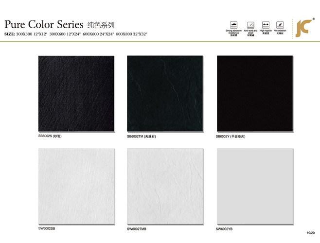 Pure Color Series Wall and Floor Porcelain Polished Tile