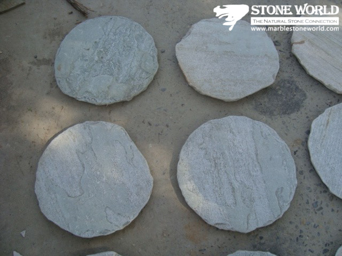 Natural Tumbled Slate Step/Stepping Flagstone Paving for Outdoor Garden Paving