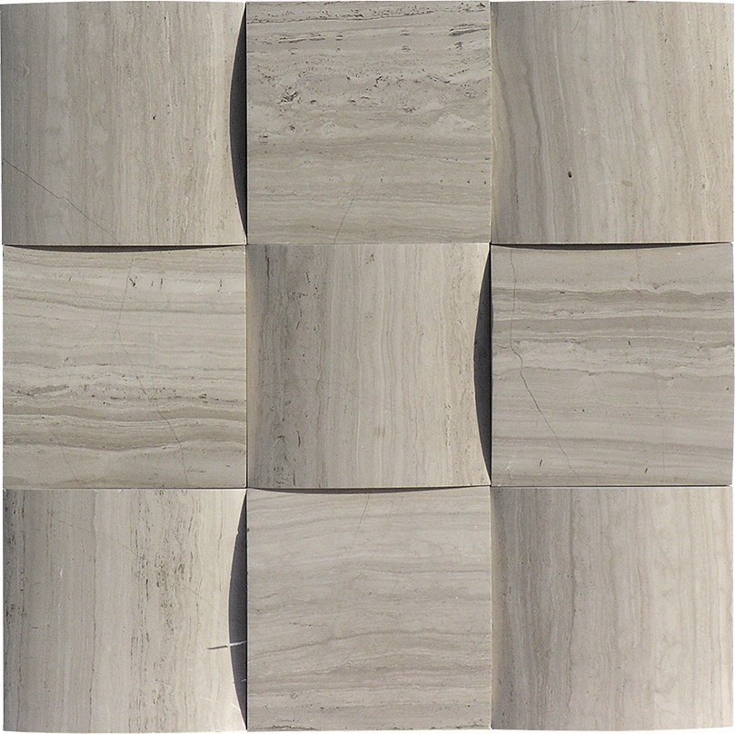 Chinese Grey Marble 3D Mosaic Tile