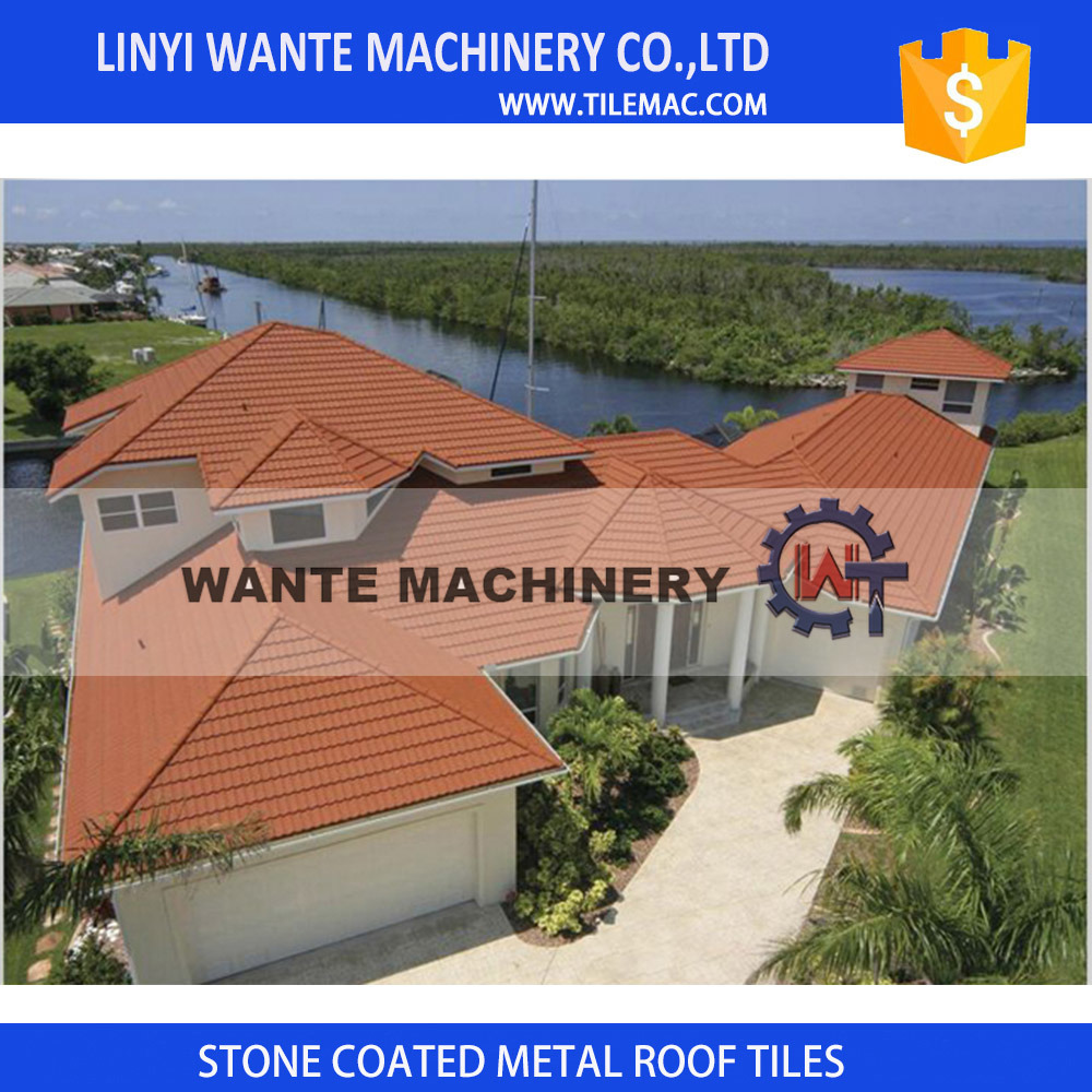 Innovation Building Material, Stone-Coated Metal Roofing Tile