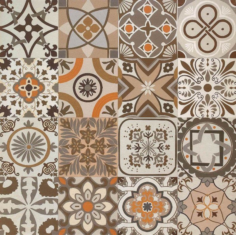 60*60 Rustiic Decoration Tile for Floor and Wall Decoration No Slip Endurable Spanish Style Sh6h0018/19
