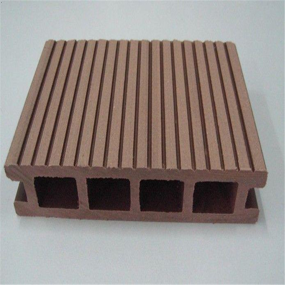 Outdoor WPC Decking Prices Hollow and Grooved Wood Plastic Composite Flooring