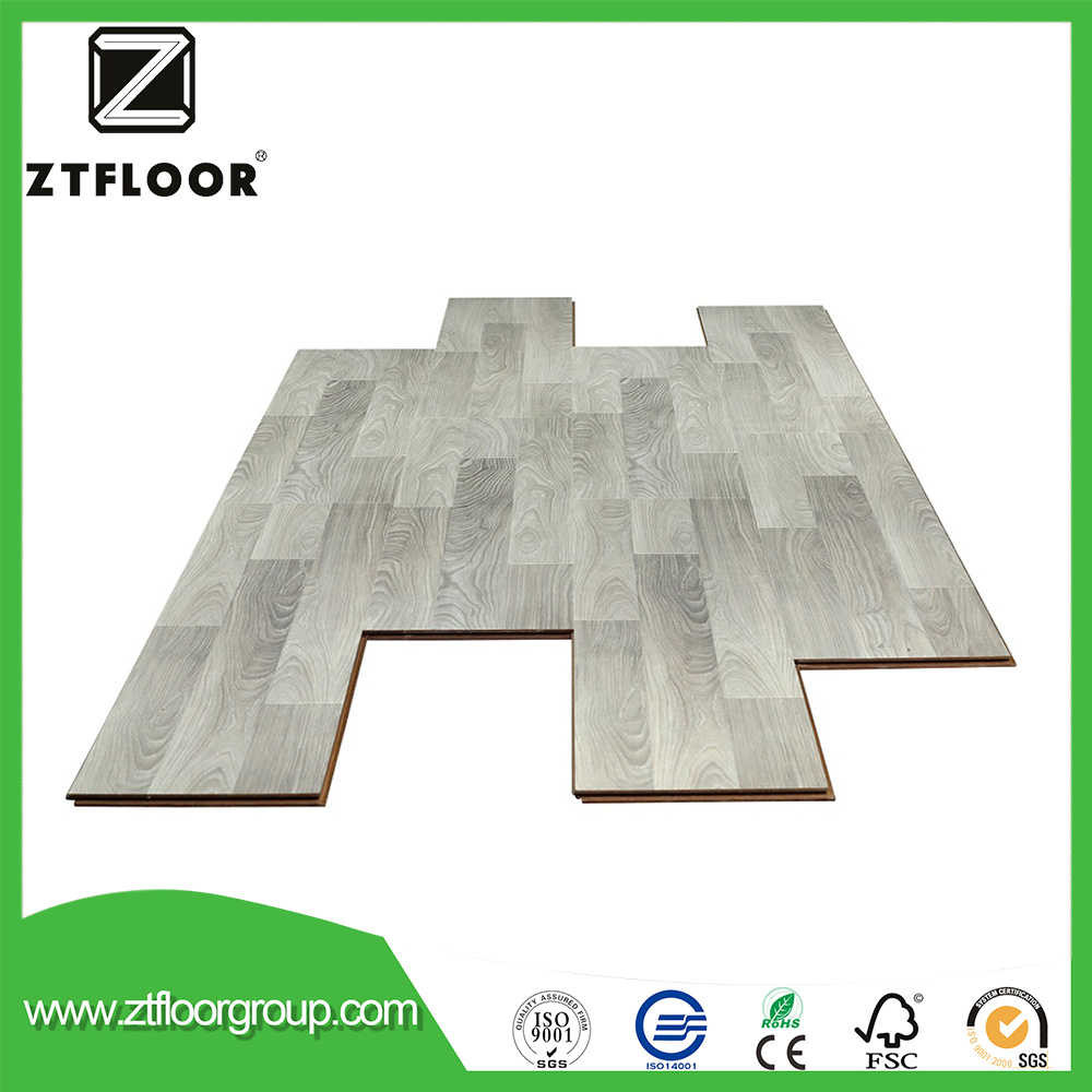 Wood Laminate Flooring with Waterproof Environment-Friendly High HDF AC3 12mm