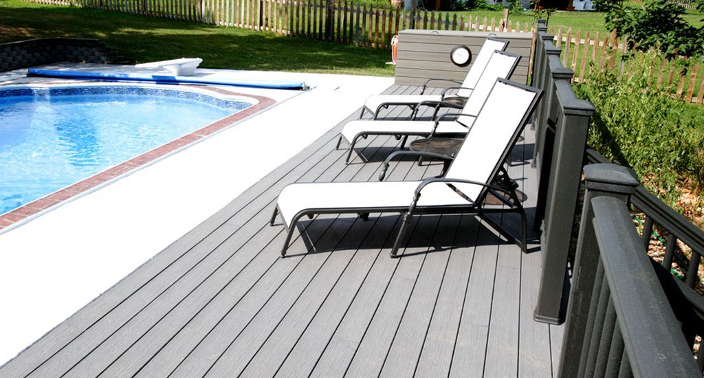 Environmentally Friendly Recycled Wood Plastic Composite Flooring WPC Decking Laminate Flooring