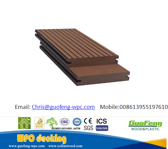 WPC Composite Terrace Floor/Outdoor Decking/Solid Hard Wood Board WPC