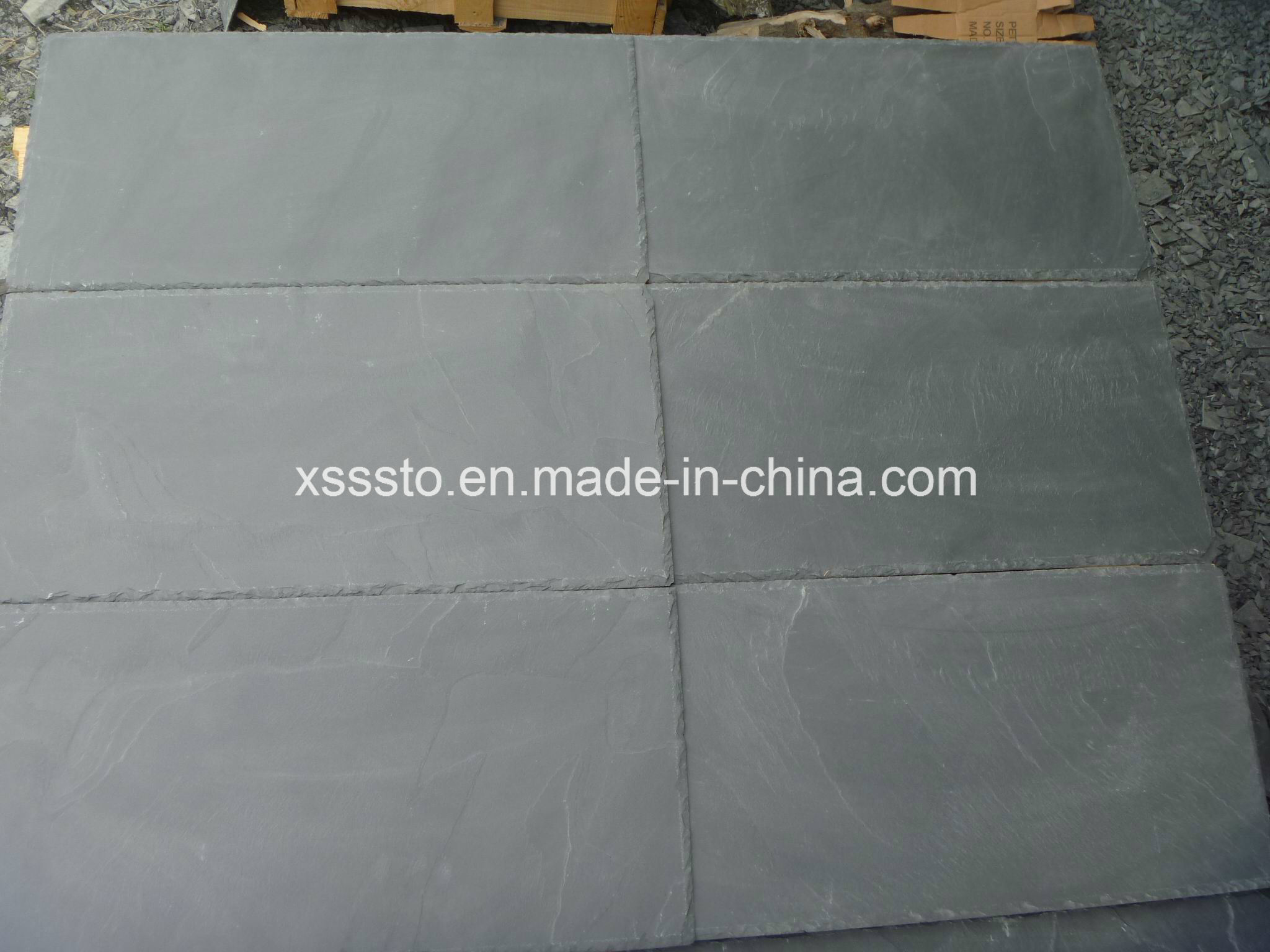 Natural Stone Black Slate Tiles for Roof/Flooring/Wall Panel