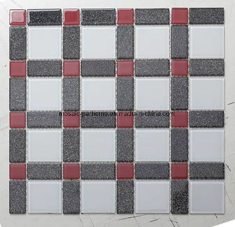 4mm Art Decorative Kitchen Wall Glass Mosaic Tile for Interior