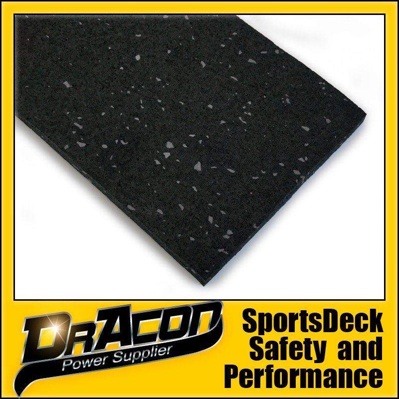 Waterproof EPDM Gym Floor Rubber Tile (S-9009)