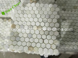 Calacatta Gold Backsplash Marble 1 Inch Hexagon Mosaic