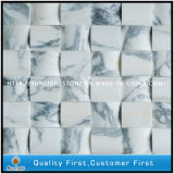 Natural Calacatta White Marble Mosaic Art Tiles for Kitchen Backsplash