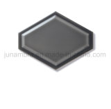 160X200mm Graphite Glossy Two Tone Bevel Hexagon Glazed Ceramic Interior Wall Tile(Rg-626