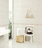 Cheap Price Yellow Color Marble Look Bathroom Ceramic Wall Tile