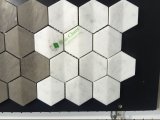 Carrara White Marble Polished Hexagon Mosaic Tile