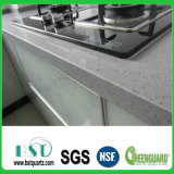 Grey Sparkle Quartz Stone Kitchen Countertop