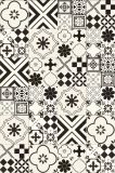 300*300mm Black and White Artistic Ceramic Decoration Tile