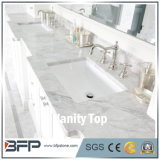 Quality Assurance Custom White Cultured Marble Vanity Tops