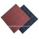 Colorful Wearing-Resistant Rubber Tile