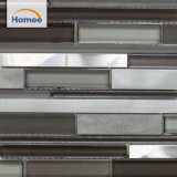 Wholesale Quality Assurance Indoor Glazed Strip Glass/Metal Mosaic Tile
