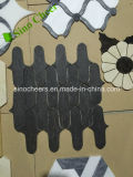China Factory Cheap Polished Black Marble Mosaic